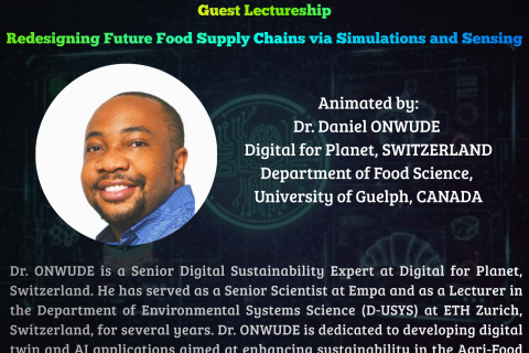 Redesigning future food supply chains via simulations and sensing