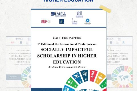 1st Edition of the International Conference on SOCIALLY IMPACTFUL SCHOLARSHIP IN HIGHER EDUCATION