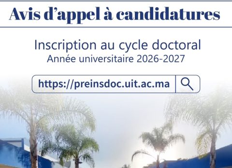 Inscription des doctorants 2026-2027